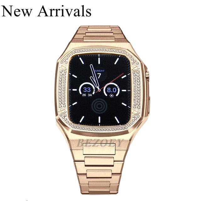 Stainless Steel Apple Watch Band - arleathercraft