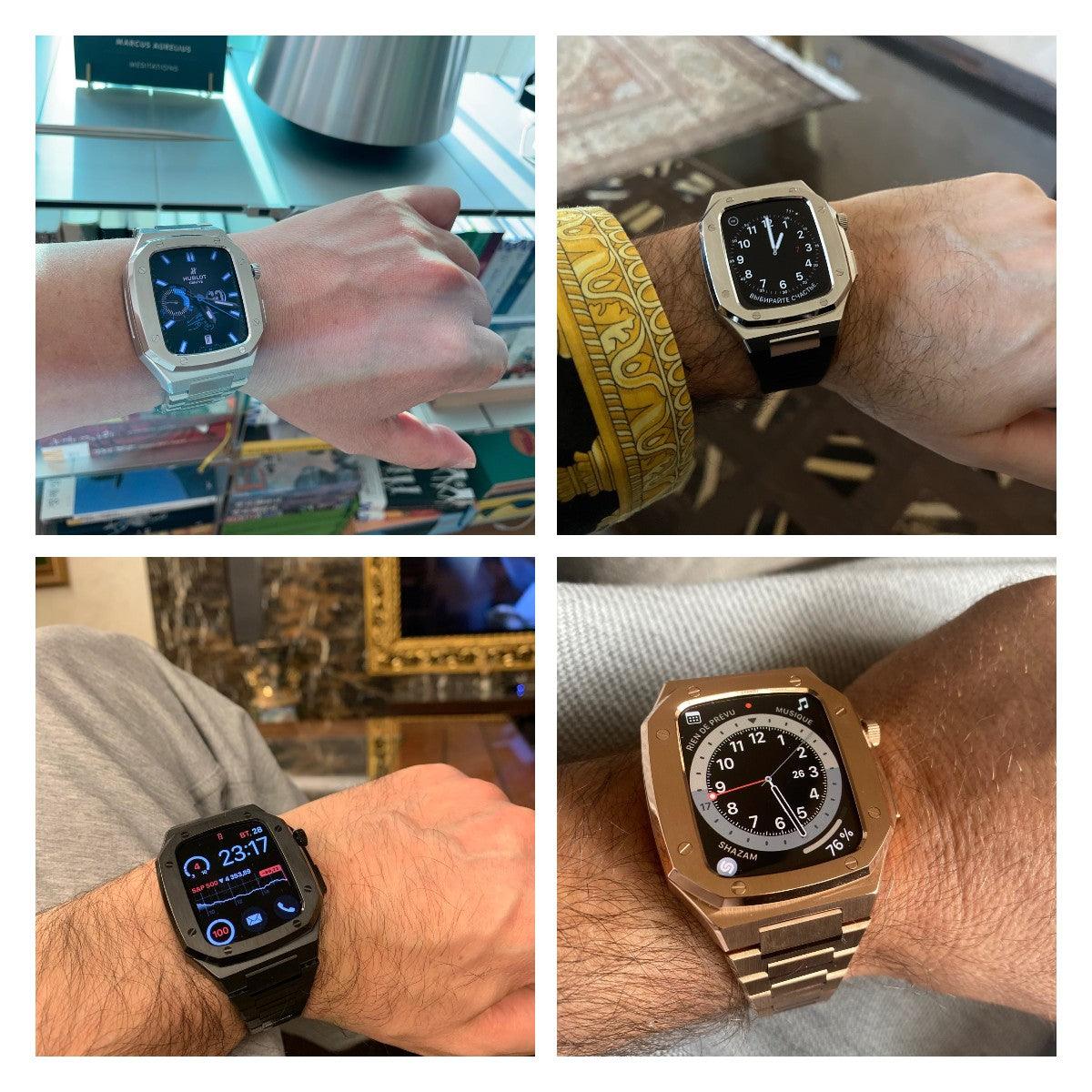 Stainless Steel Apple Watch Band - arleathercraft