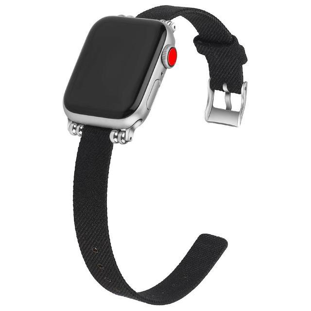 Canvas Apple Watch Band - arleathercraft