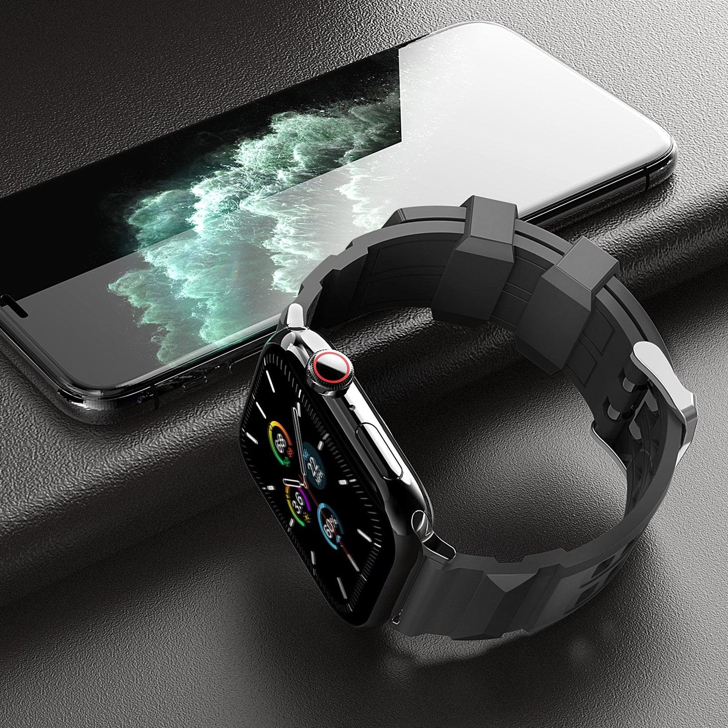 Silicone Apple Watch Band - arleathercraft