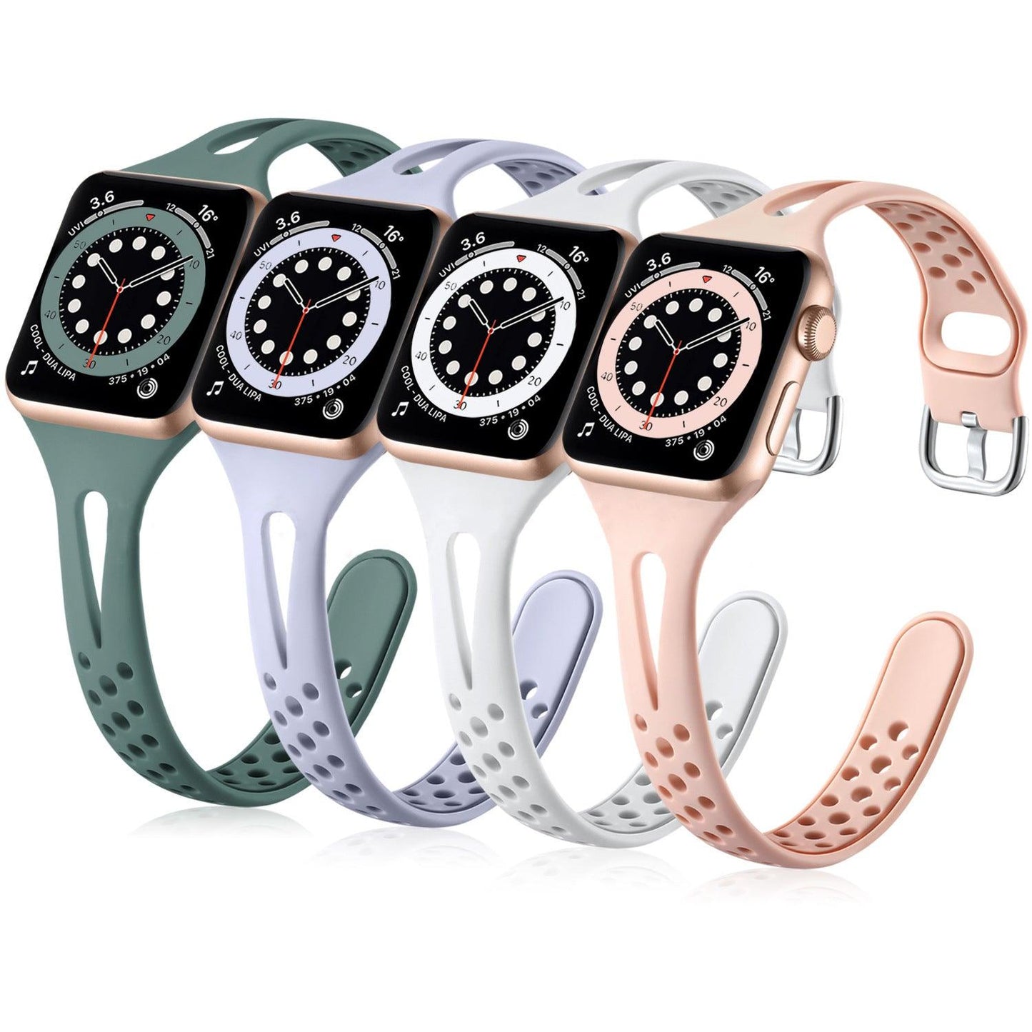 Silicone Apple Watch Band - arleathercraft