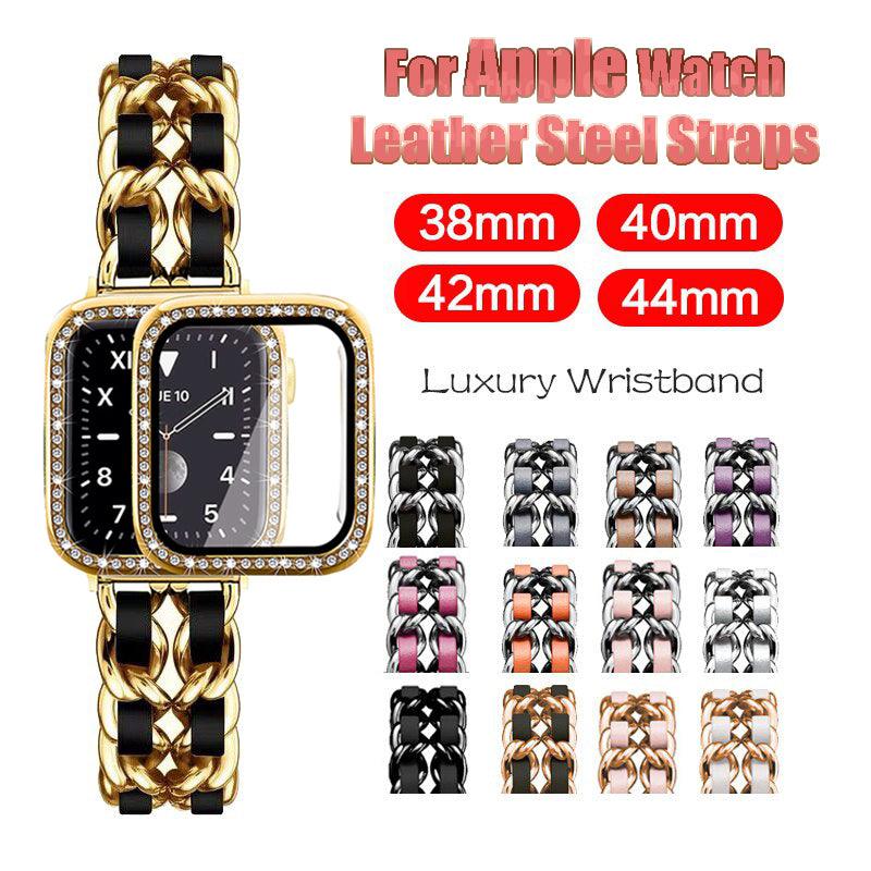Steel Apple Watch Band+Case - arleathercraft
