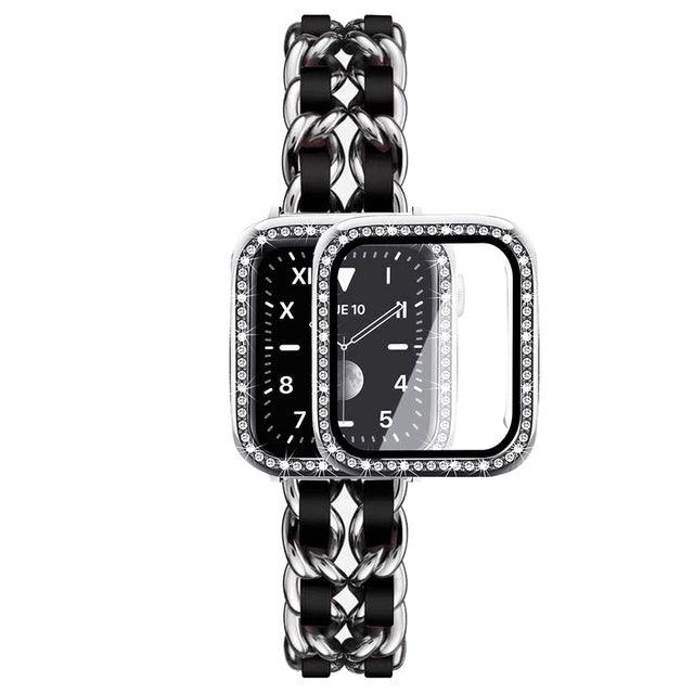 Steel Apple Watch Band+Case - arleathercraft