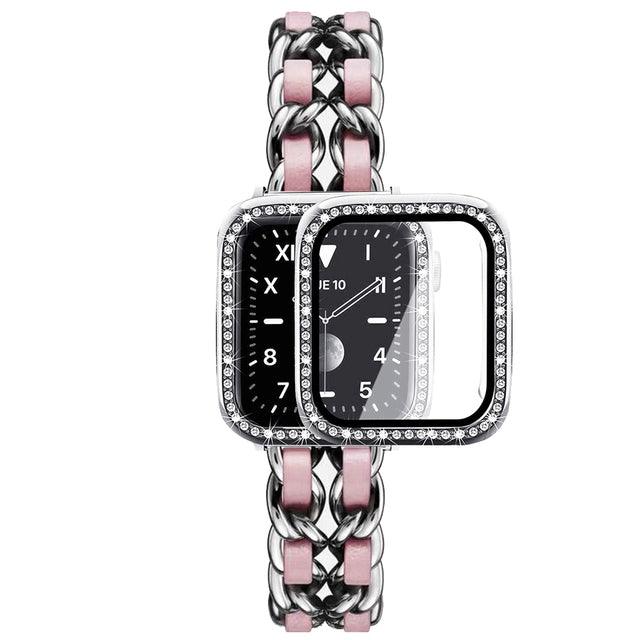 Steel Apple Watch Band+Case - arleathercraft