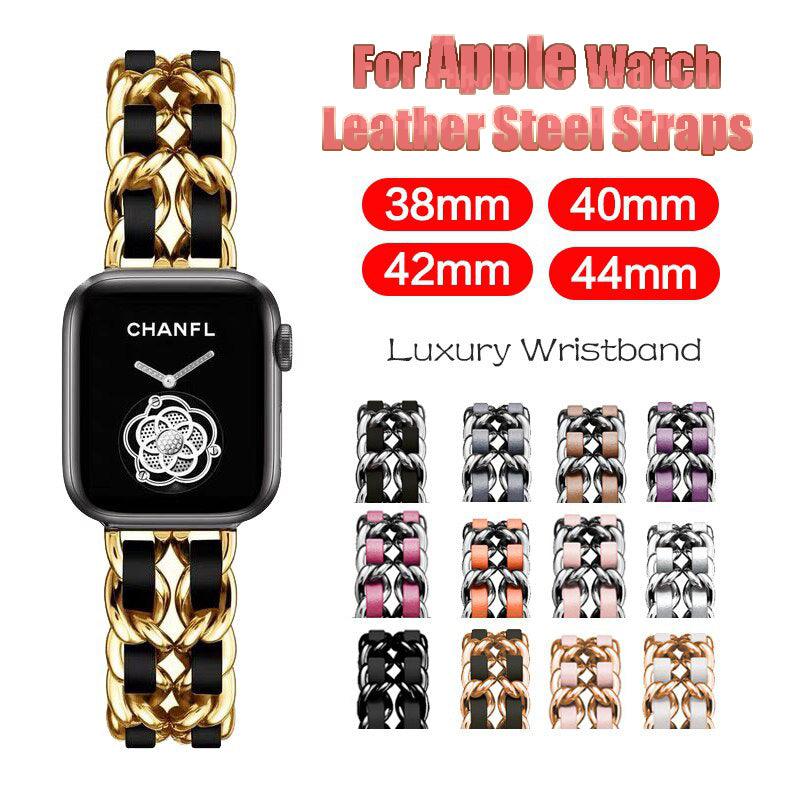Steel Apple Watch Band+Case - arleathercraft