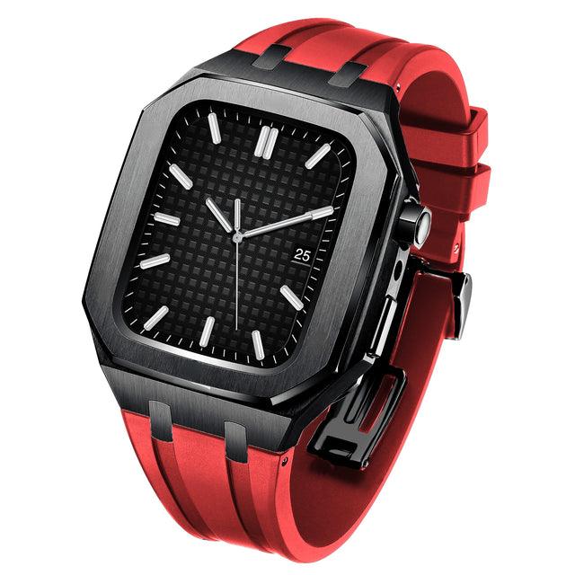 Stainless Steel Apple Watch Band+Case - arleathercraft