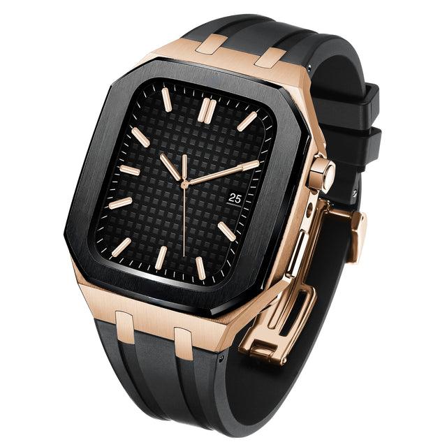 Stainless Steel Apple Watch Band+Case - arleathercraft