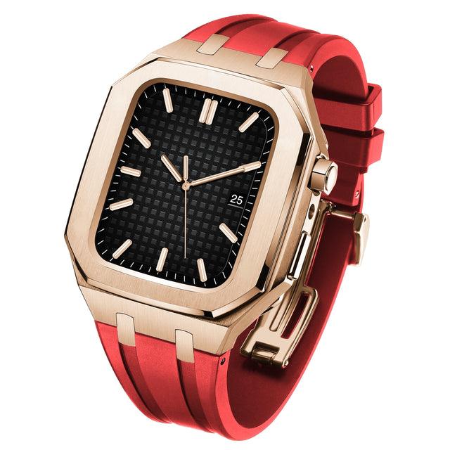 Stainless Steel Apple Watch Band+Case - arleathercraft