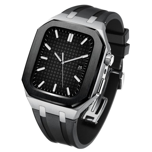 Stainless Steel Apple Watch Band+Case - arleathercraft