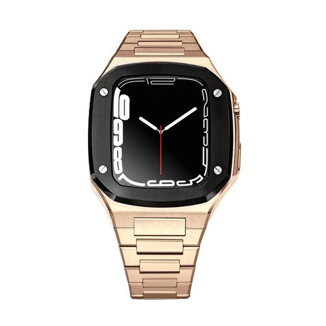 Stainless Steel Apple Watch Band+Case - arleathercraft