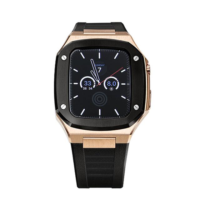 Stainless Steel Apple Watch Band+Case - arleathercraft