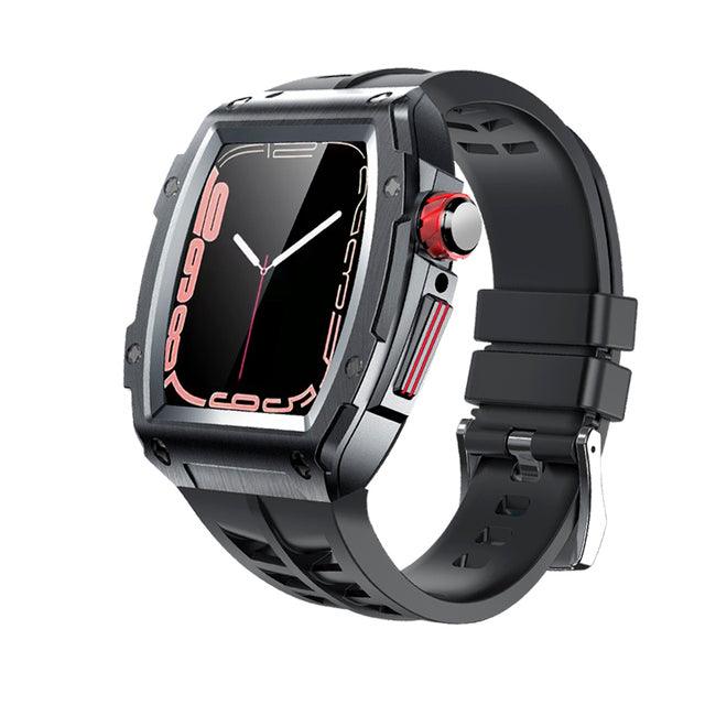 Rubber Apple Watch Band+Case - arleathercraft