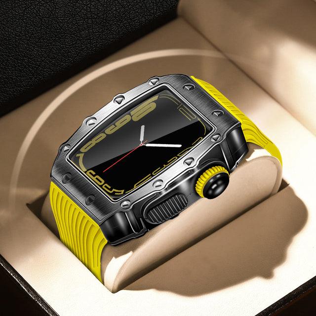 Rubber Apple Watch Band+Case - arleathercraft
