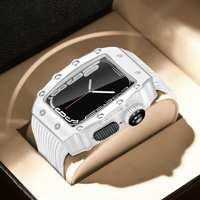 Rubber Apple Watch Band+Case - arleathercraft