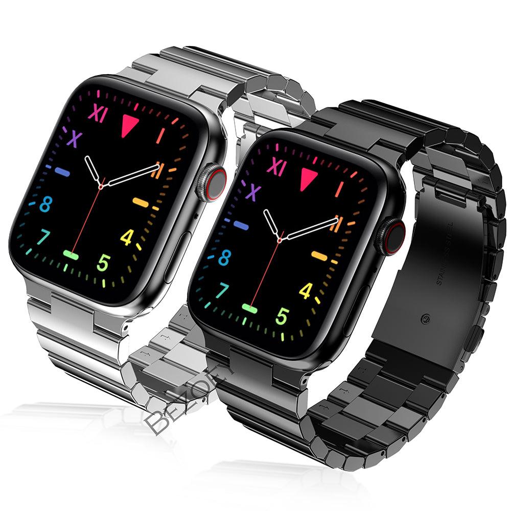 Stainless Steel Apple Watch Strap - arleathercraft