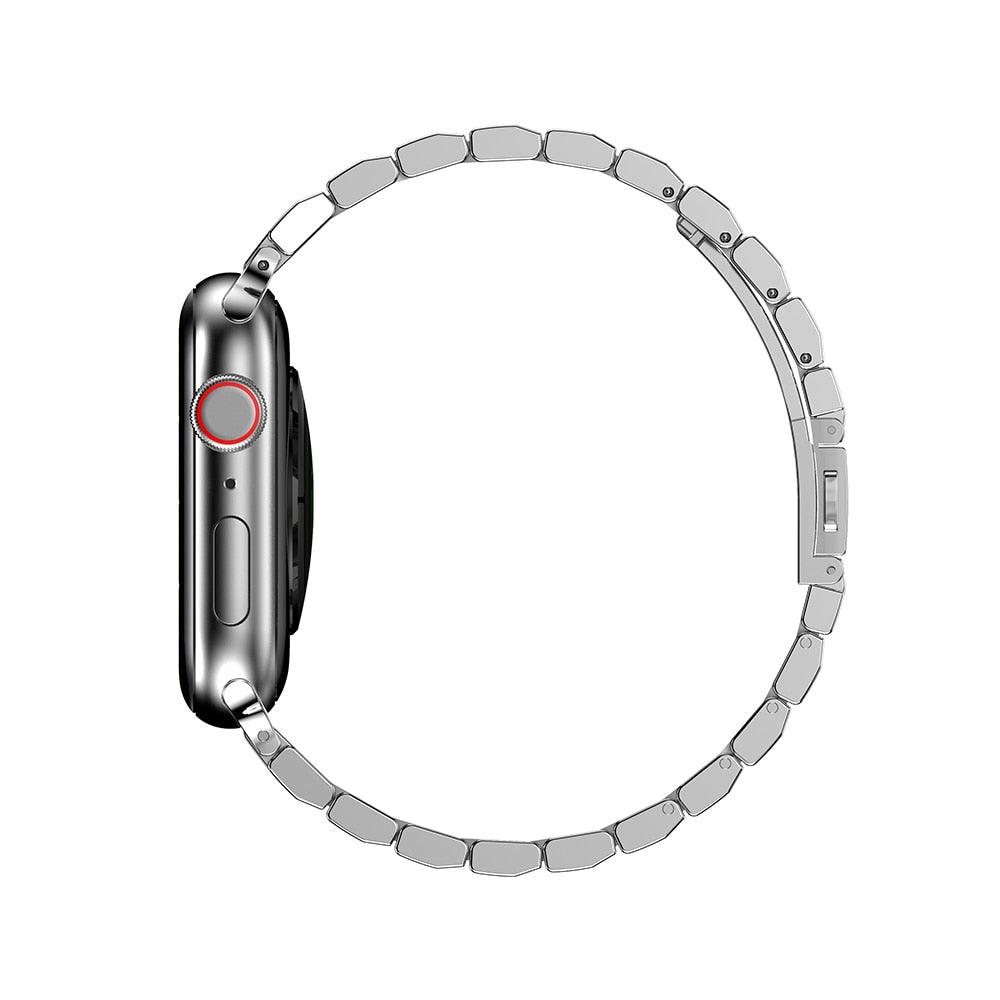 Stainless Steel Apple Watch Strap - arleathercraft