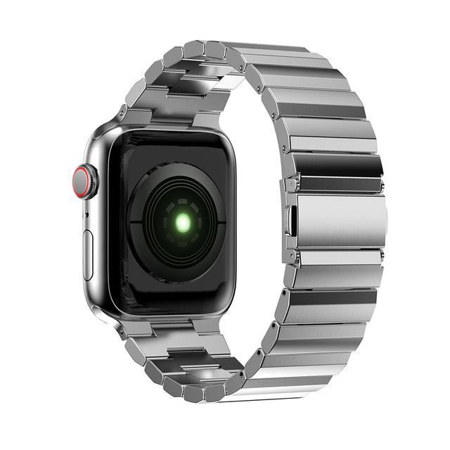 Stainless Steel Apple Watch Strap - arleathercraft