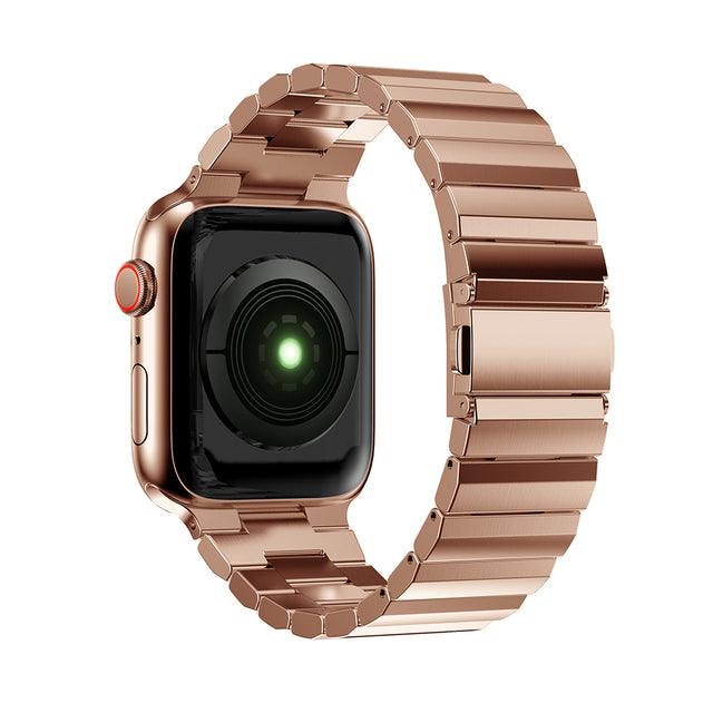 Stainless Steel Apple Watch Strap - arleathercraft
