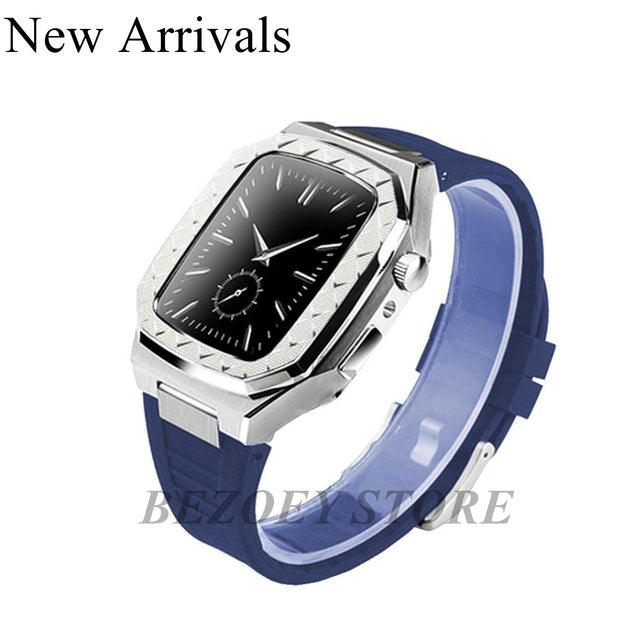 Stainless Steel Apple Watch Band+Case - arleathercraft