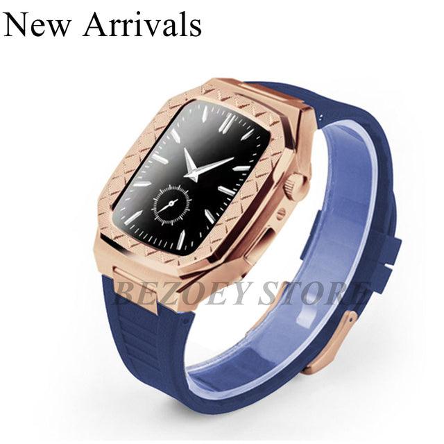 Stainless Steel Apple Watch Band+Case - arleathercraft