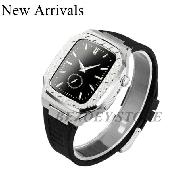 Stainless Steel Apple Watch Band+Case - arleathercraft