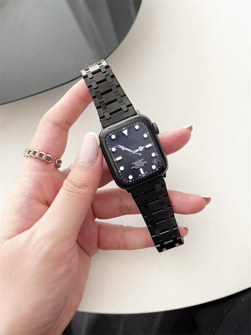 Stainless Steel Apple Watch Band - arleathercraft