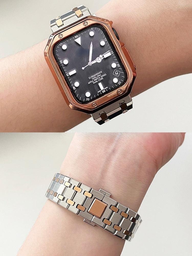 Stainless Steel Apple Watch Band - arleathercraft