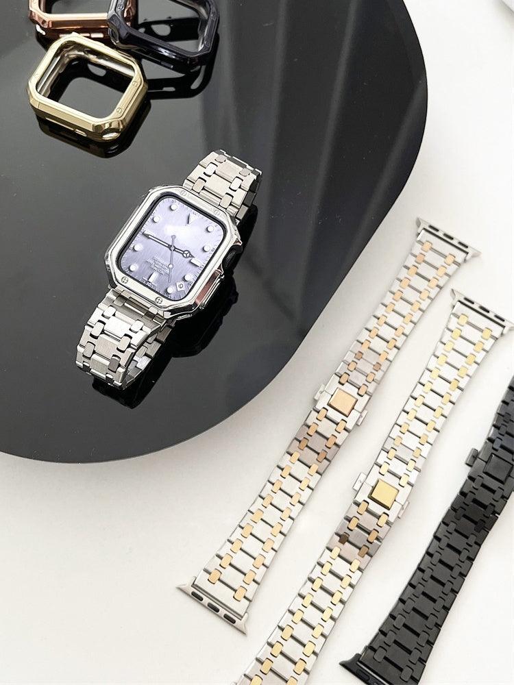 Stainless Steel Apple Watch Band - arleathercraft