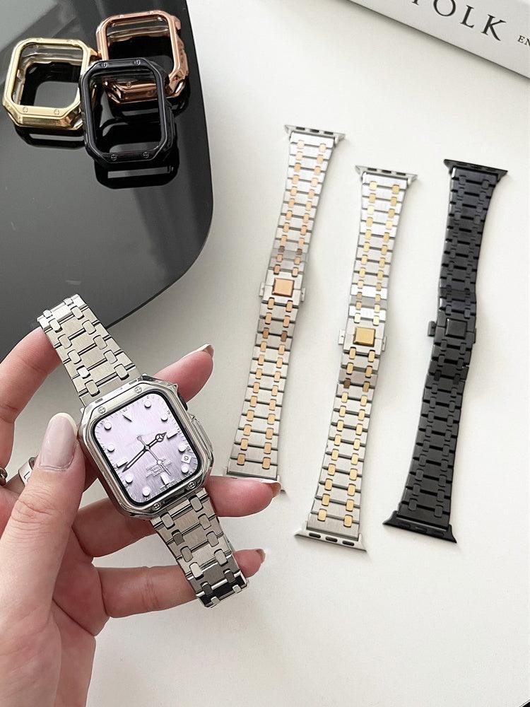 Stainless Steel Apple Watch Band - arleathercraft