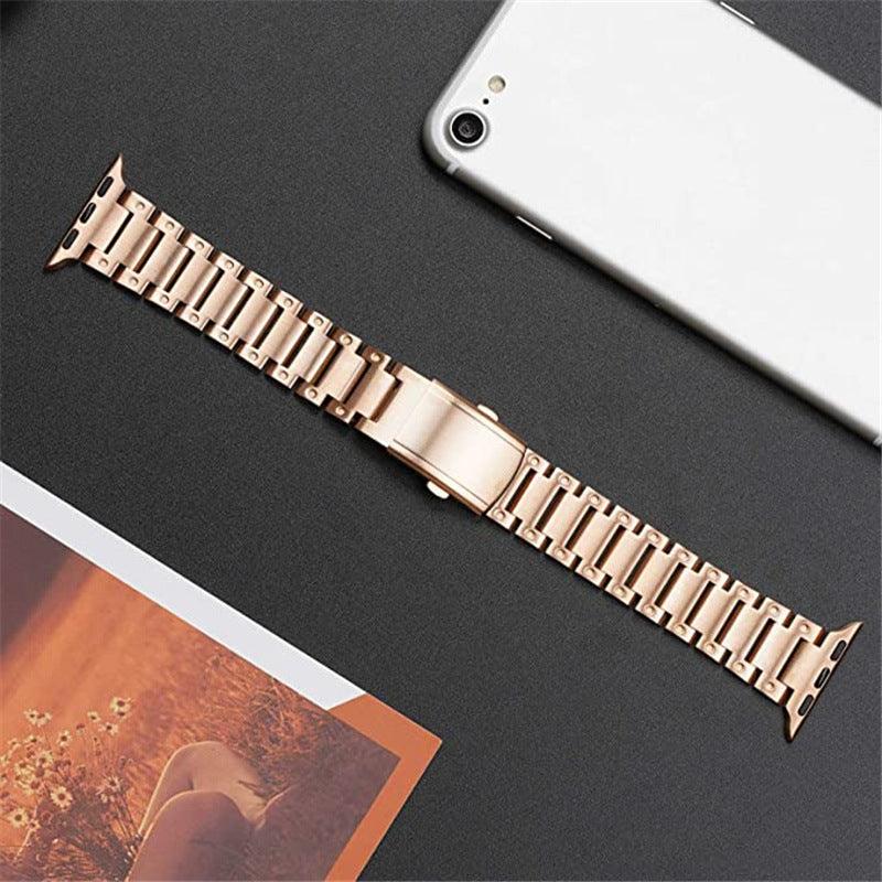 Stainless Steel Apple Watch Band - arleathercraft