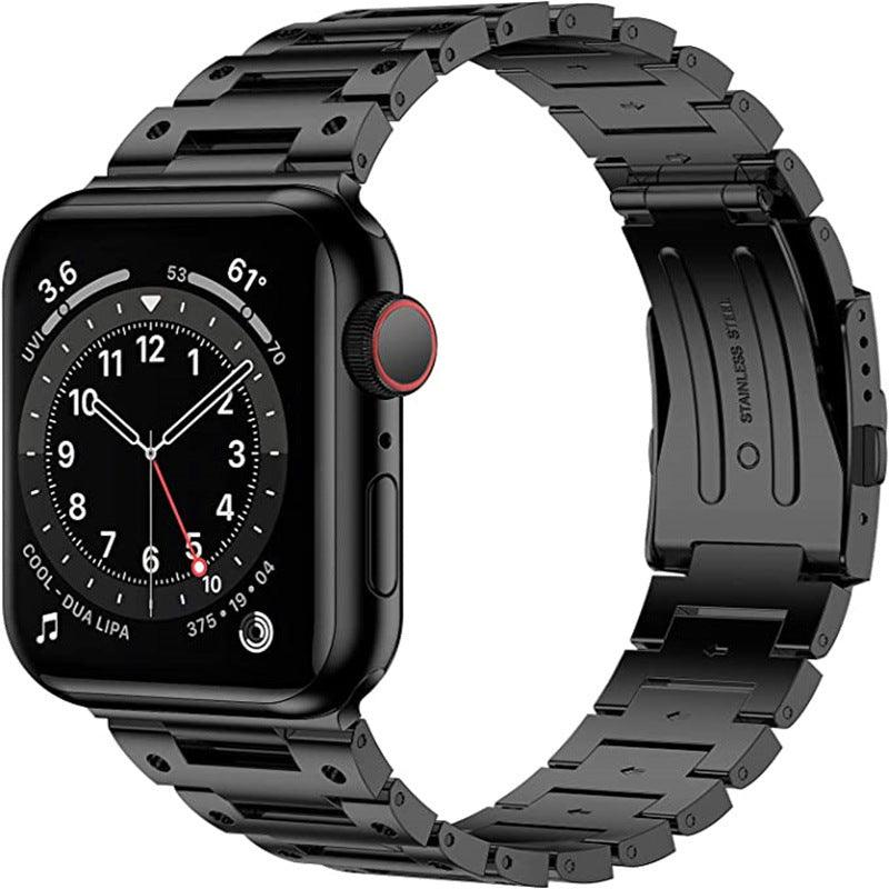 Stainless Steel Apple Watch Band - arleathercraft