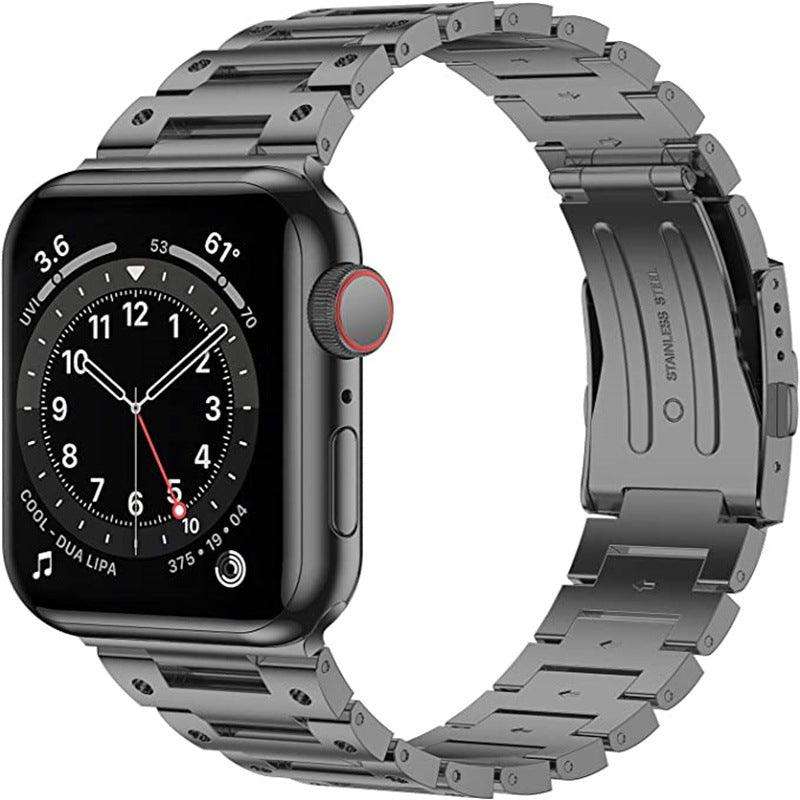 Stainless Steel Apple Watch Band - arleathercraft