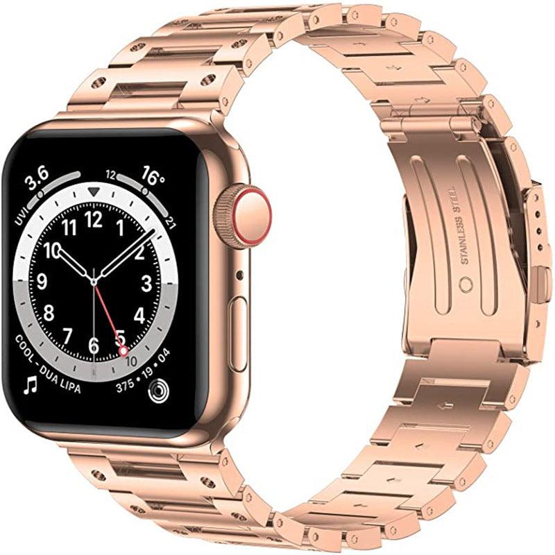 Stainless Steel Apple Watch Band - arleathercraft