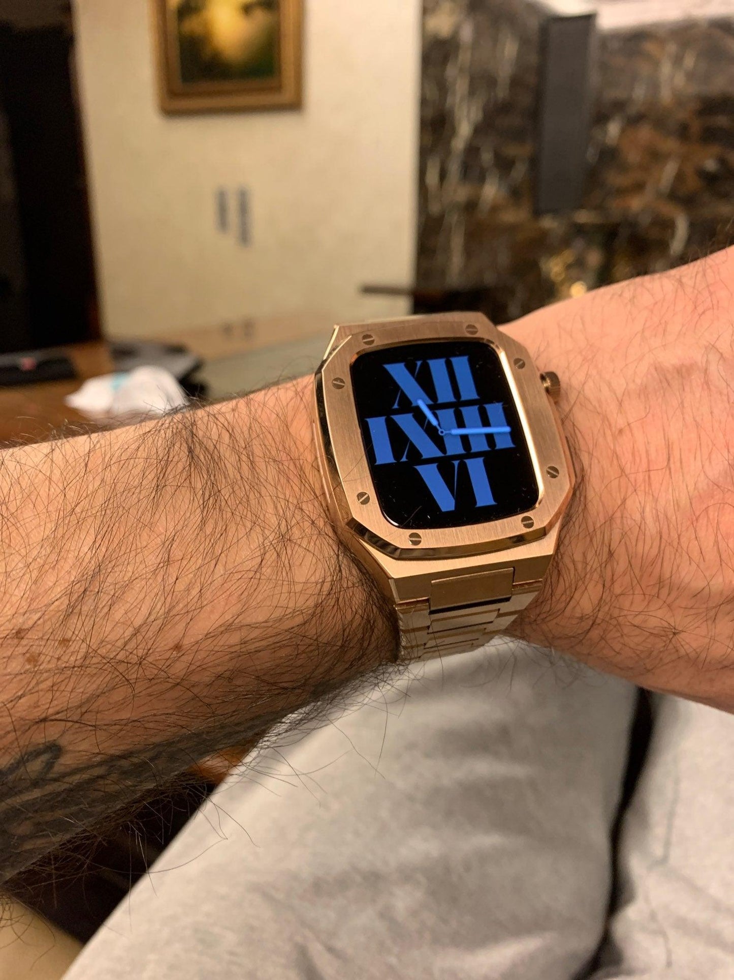 Stainless Steel Apple Watch Band+Case - arleathercraft