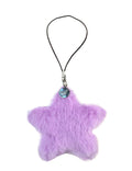 Purple Fluffy Star Charm Accessory - Arleathercraft Default Title