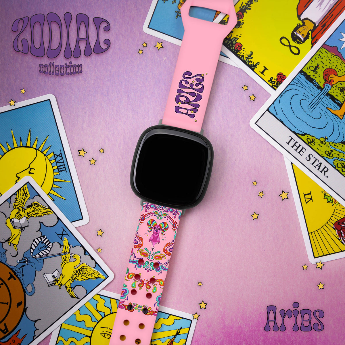 Zodiac Collection HD Fitbit Versa 3 & Sense 1 Watch Band