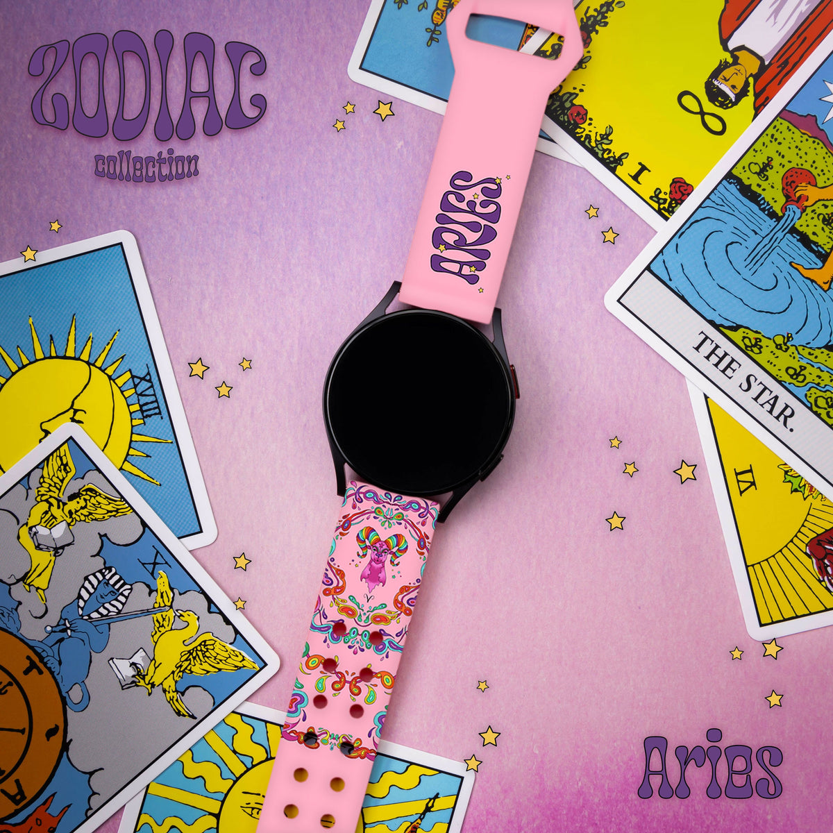 Zodiac Collection HD  Watchband for Samsung, Garmin, Fossil, and More