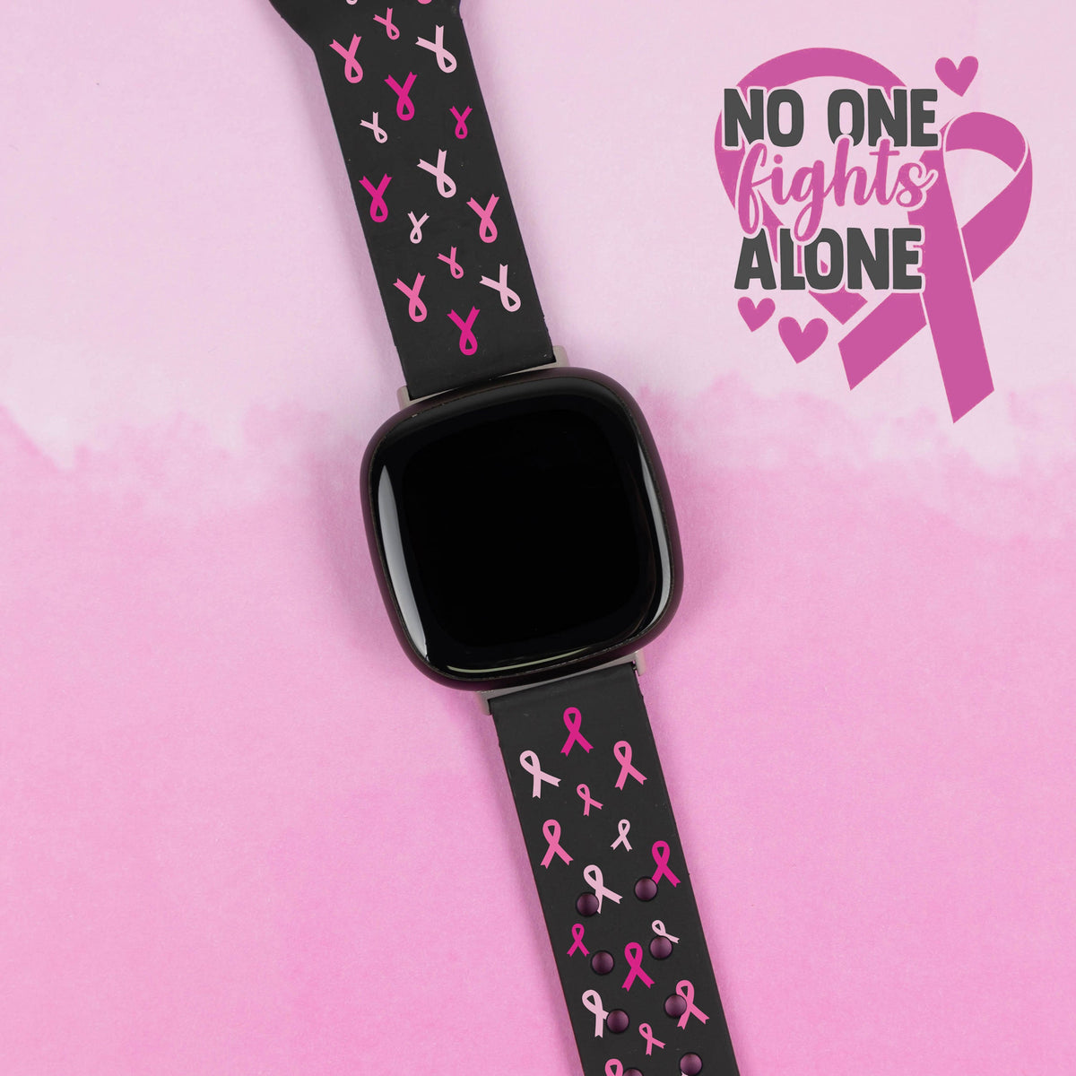 Breast Cancer Awareness HD Fitbit Versa 3 & Sense 1 Watch Band