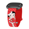 Betty Boop Christmas HD Fitbit Versa 3 and Sense 1 Watch Band