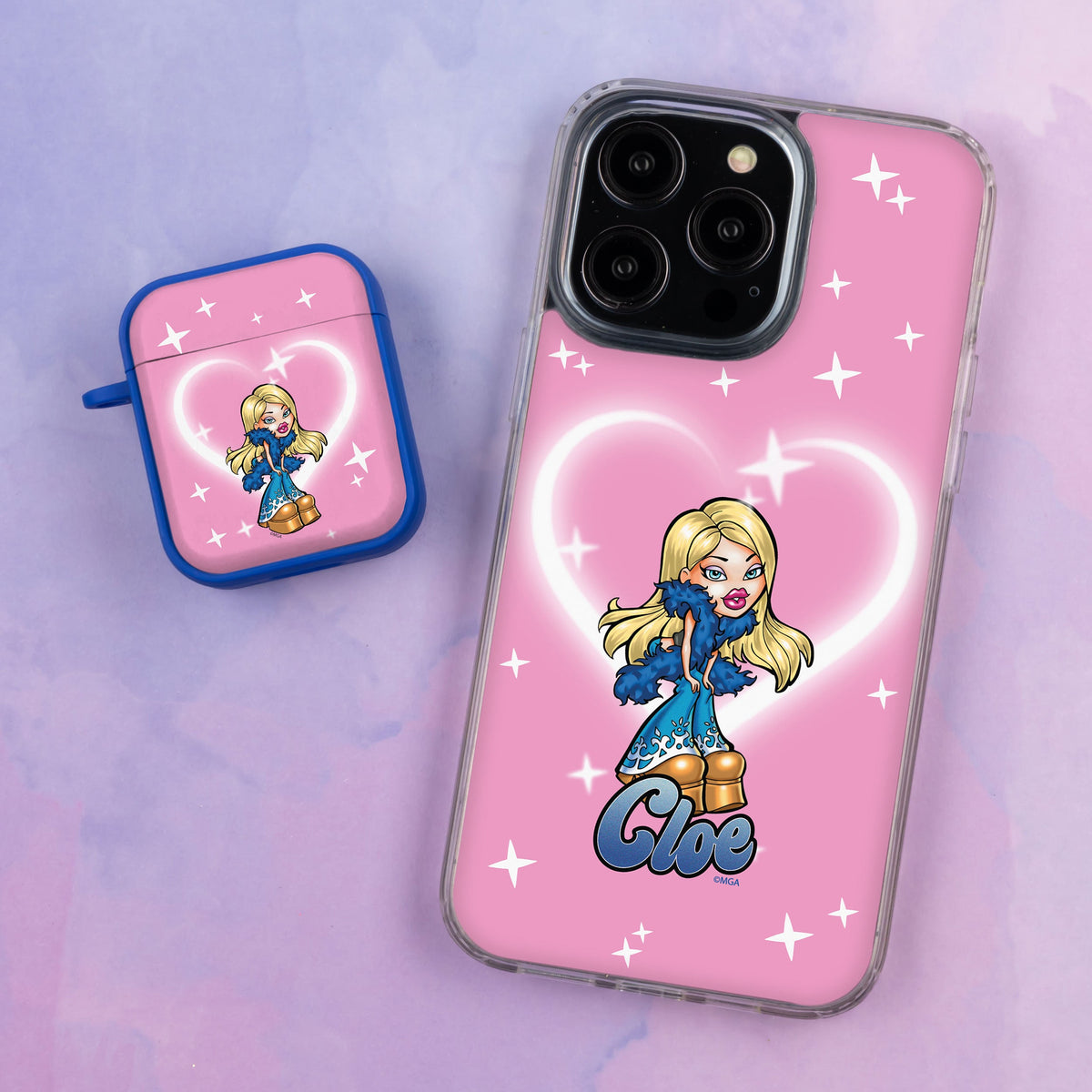 Bratz® Passion For Fashion HD Apple iPhone 13 Mag-Safe Phone Case and AirPods Gen 1 & 2 Combo Package