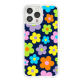 Y2K HD Apple iPhone 11 Series Phone Case - Arleathercraft Flowers / iPhone 11 Pro max