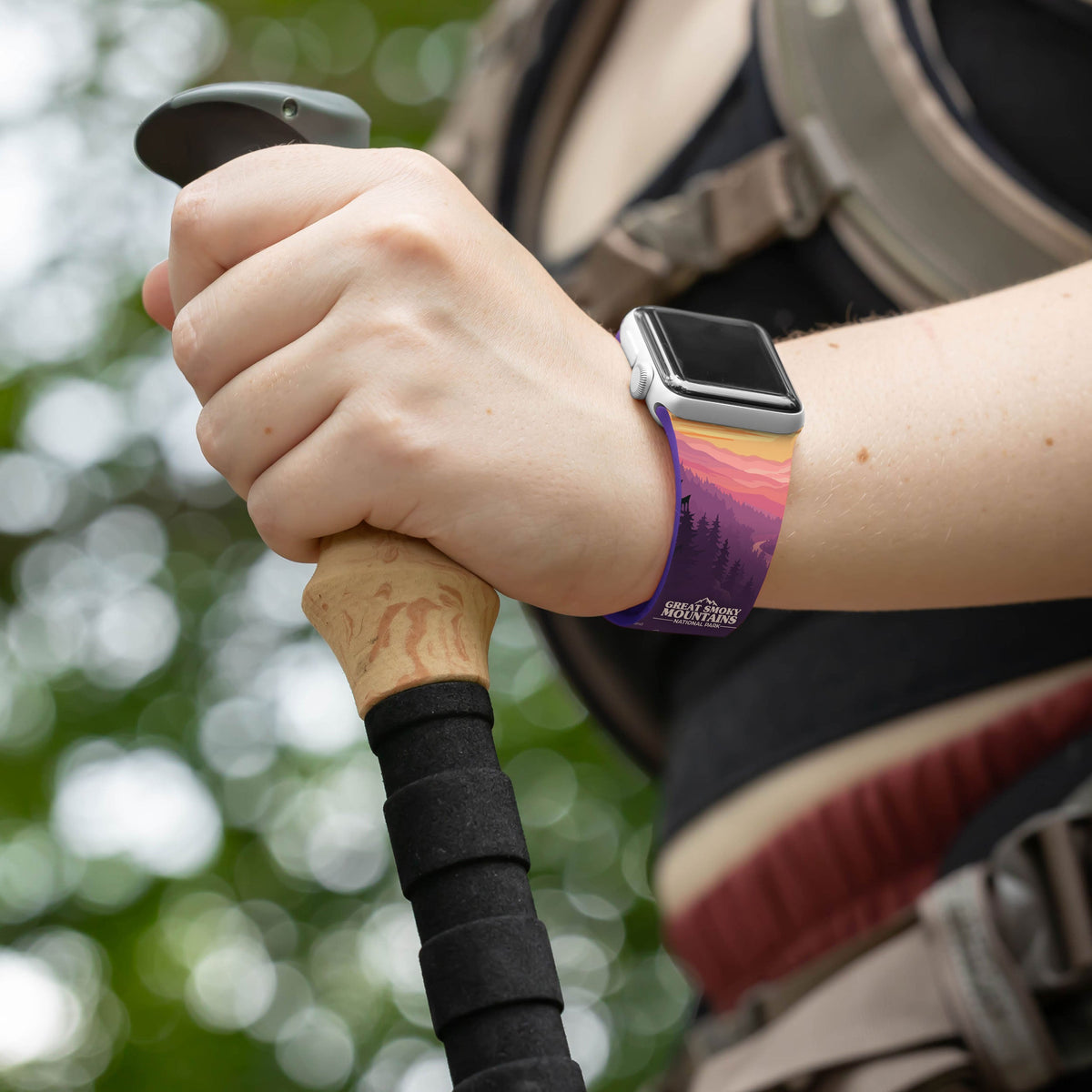 National Parks Great Smoky Mountains HD Apple Watch Band