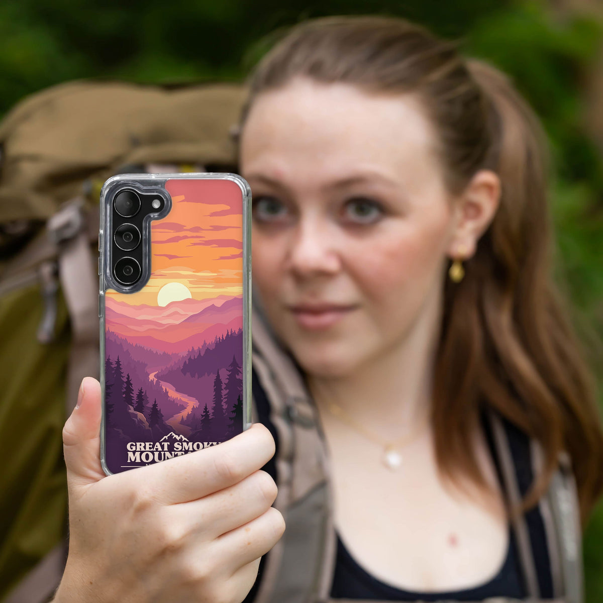 National Parks Great Smoky Mountains HD Samsung Galaxy S21 Phone Case