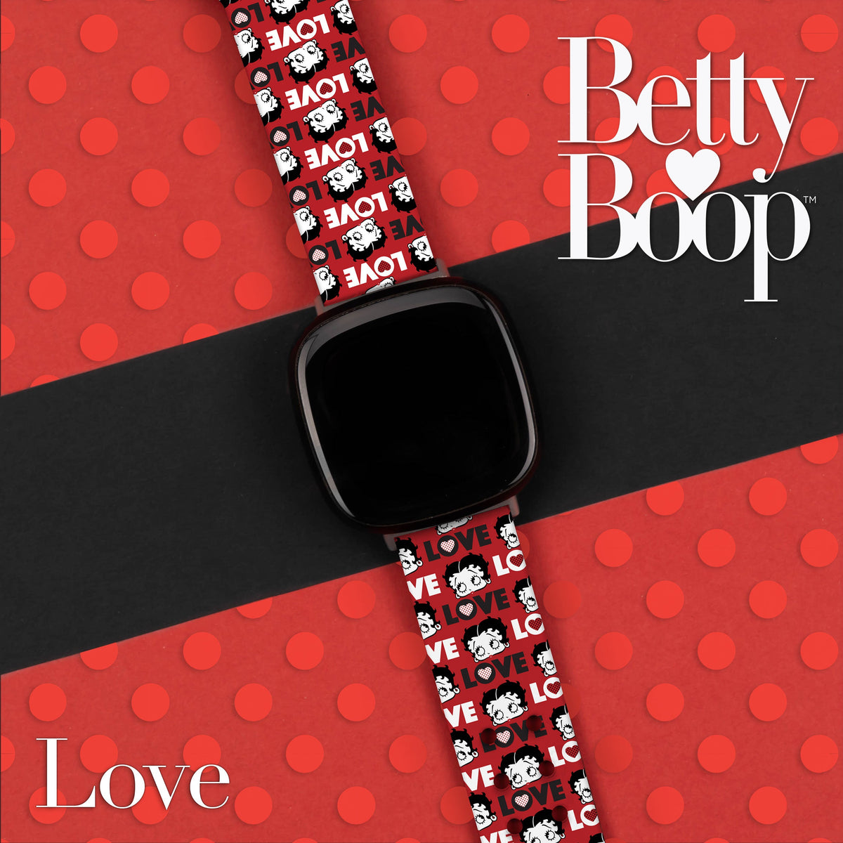 Betty Boop Classic HD Fitbit Versa 3 and Sense 1 Watch Band