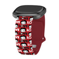 Betty Boop Classic HD Fitbit Versa 3 and Sense 1 Watch Band - Arleathercraft Love / Short