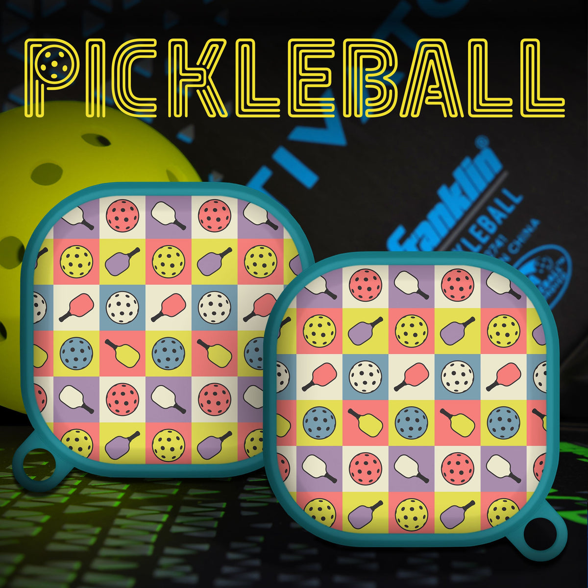 Pickleball HDX Samsung Galaxy Buds Pro & Buds Live Case Cover