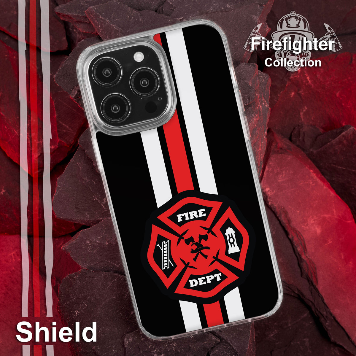 Firefighter HD Apple iPhone 14 Mag-Safe Phone Case