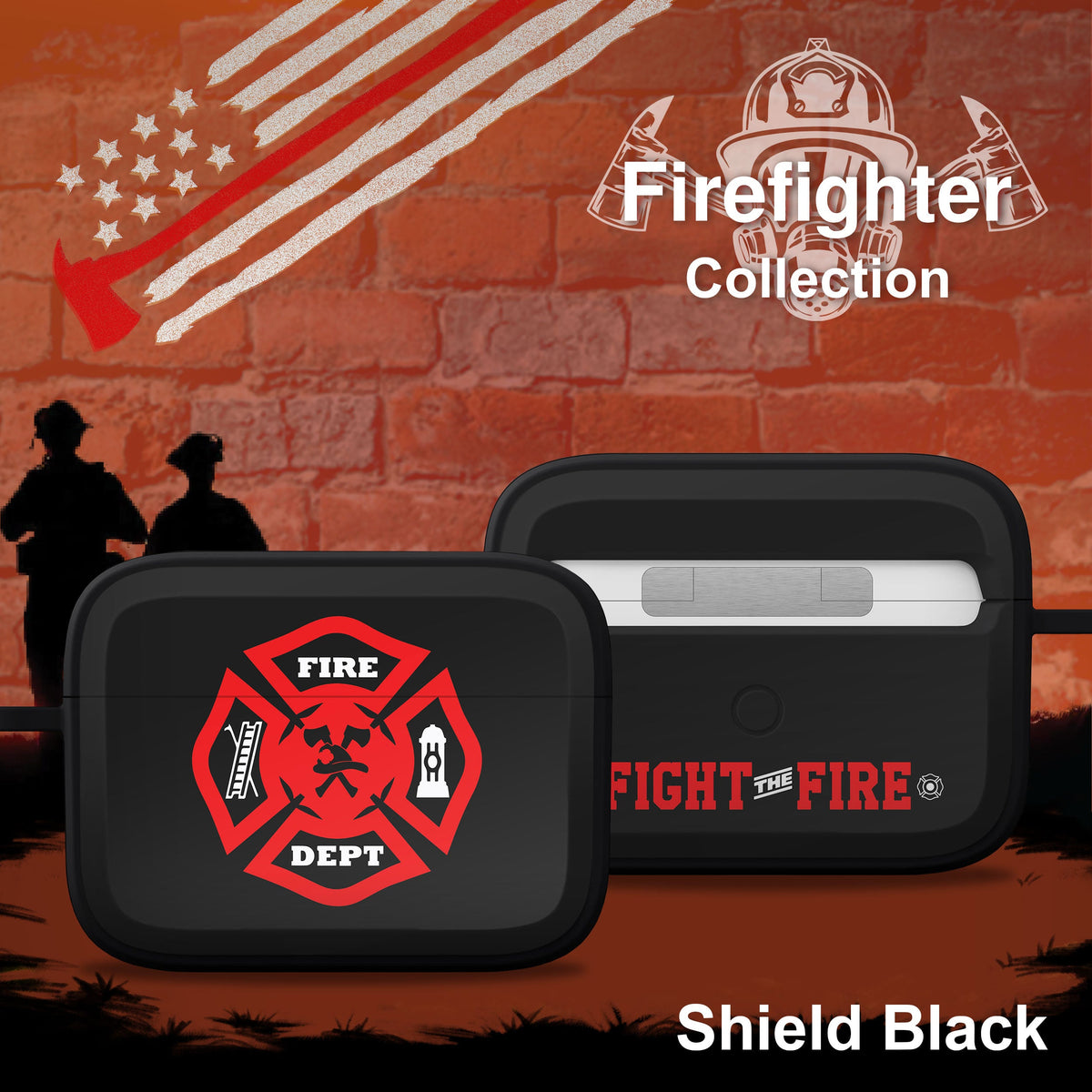 Firefighter HDX Apple AirPods Pro 1 & 2 Case Cover