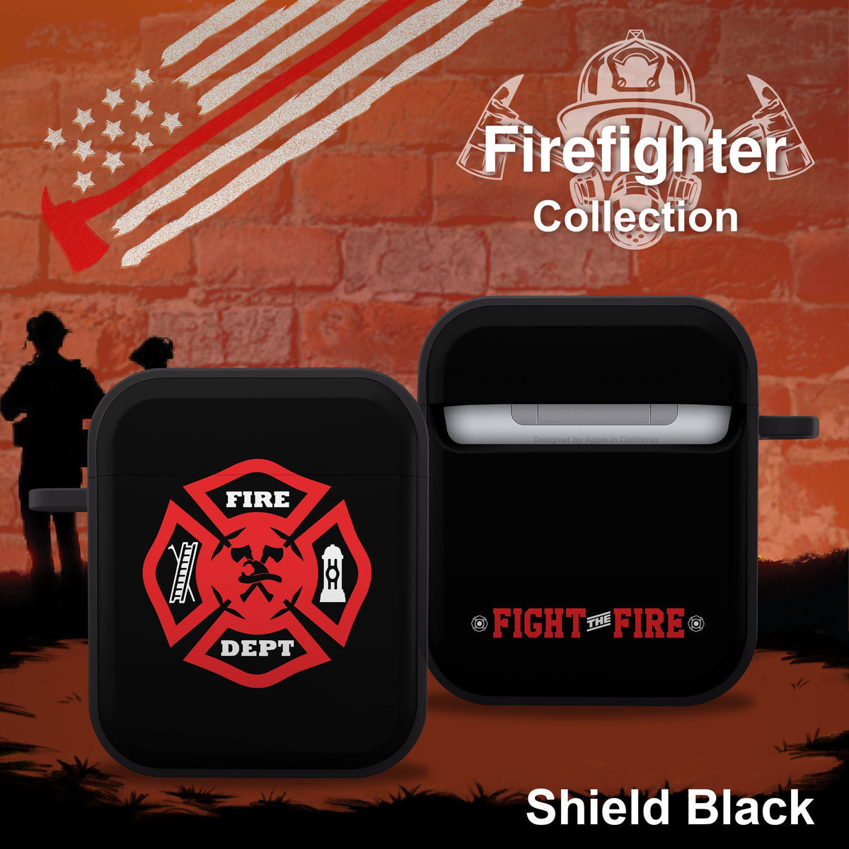 Firefighter HDX Apple AirPods Gen 1 & 2 Case Cover