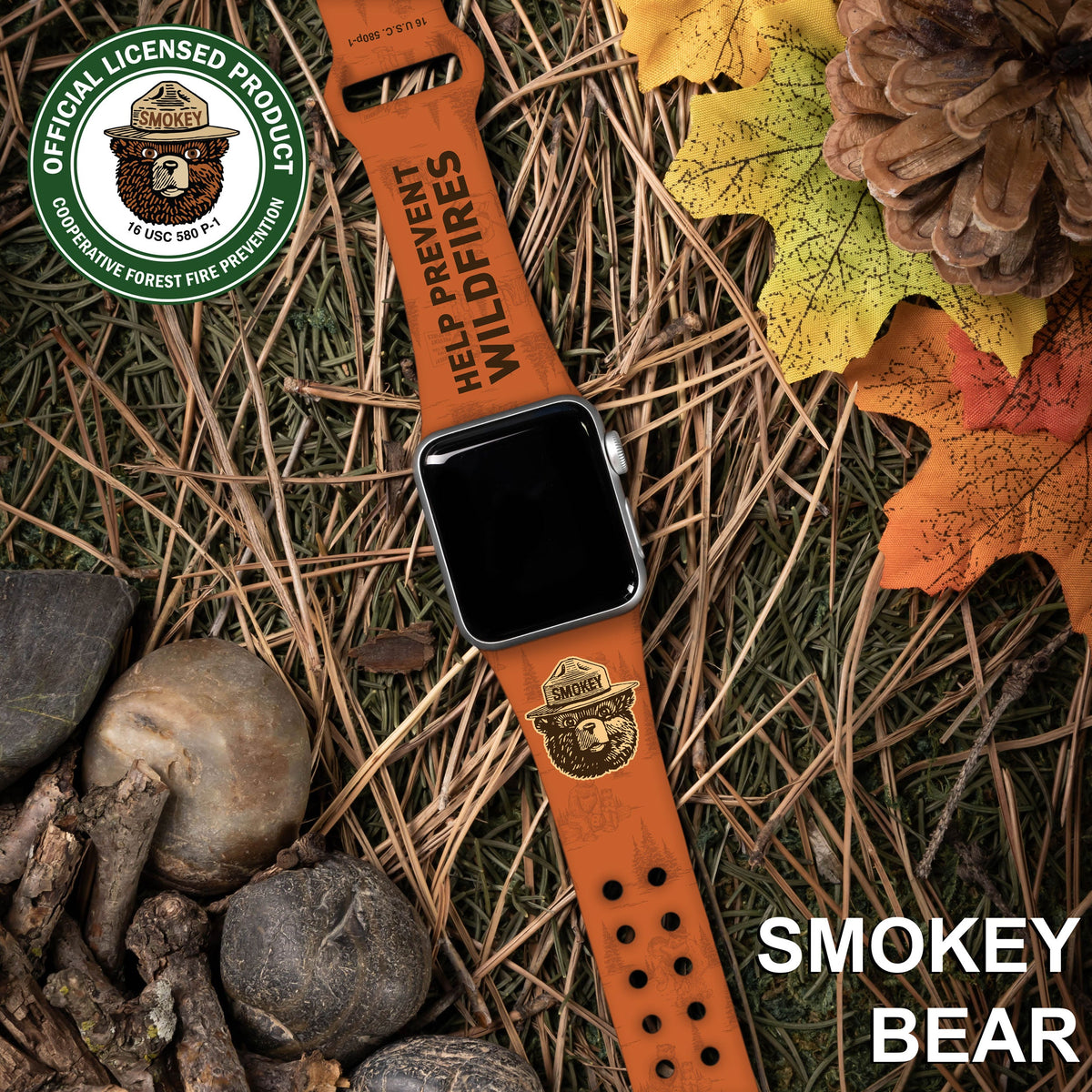 Smokey Bear Classic HD Apple Watch Band